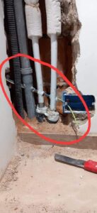 كشف تسربات المياه بحي الياسمين